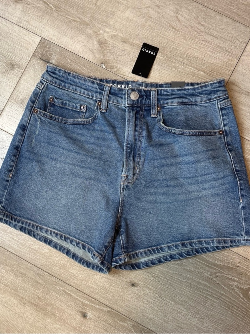 TORRID High-Rise Blue Denim Women’s Shorts